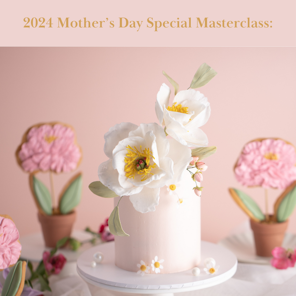 2024 Mother's Day Special Masterclass: Edible Peony Sugarflowers
