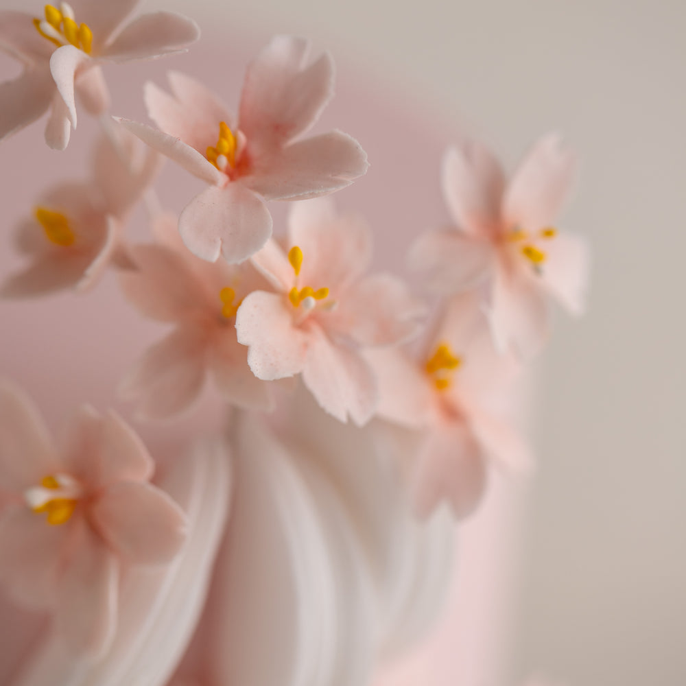 
                  
                    Load image into Gallery viewer, “Fumiko” Sugar Flower Celebration Cake
                  
                