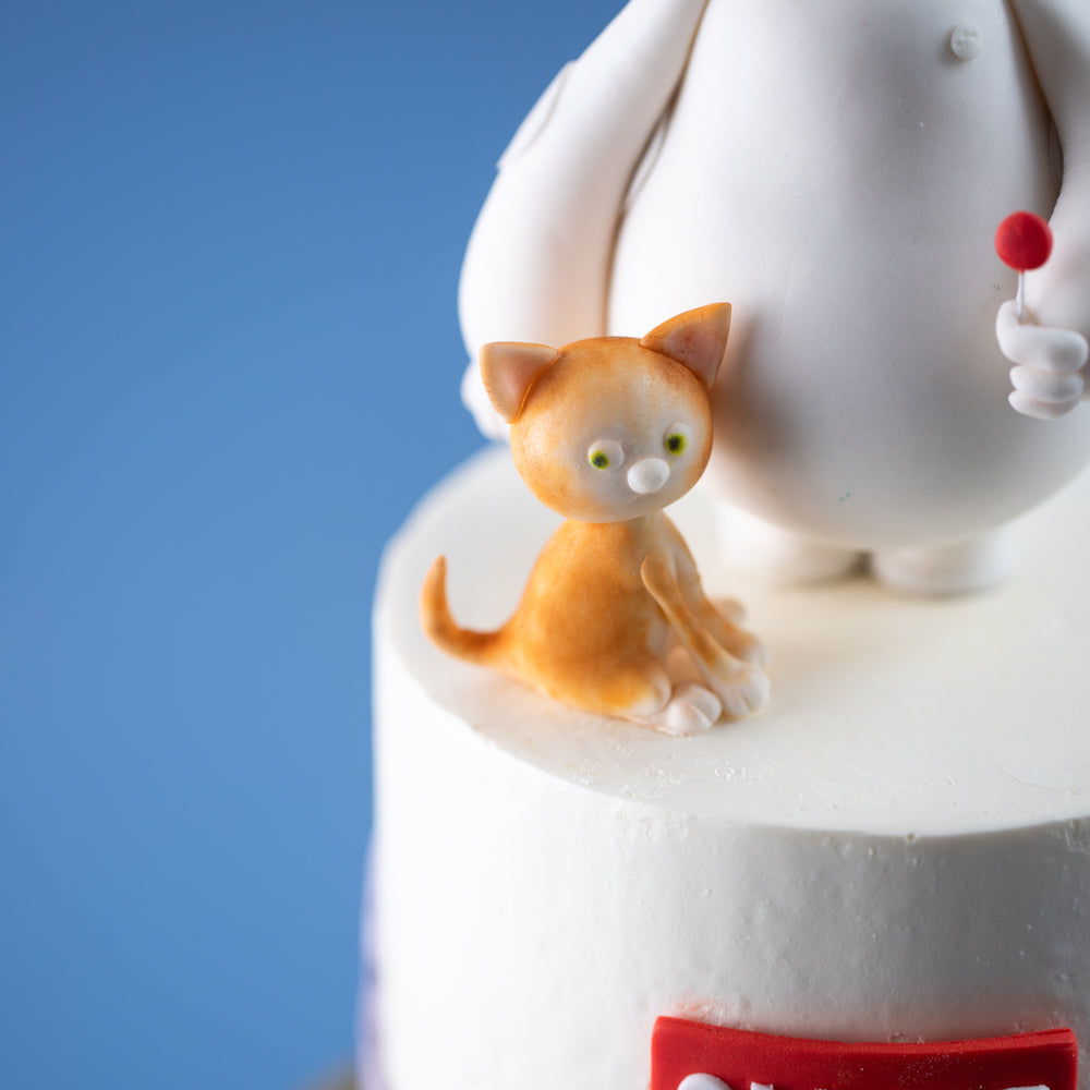 
                  
                    Load image into Gallery viewer, &amp;quot;Hiro&amp;quot; Baymax Inspired Cake
                  
                