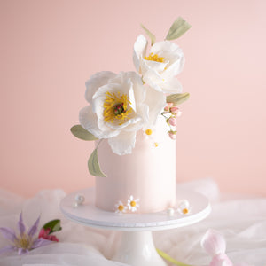 
                  
                    Load image into Gallery viewer, 2024 Mothers Day Special: Spring Sophistication [Sugar Peony Cake + Flower Cookies Set]
                  
                