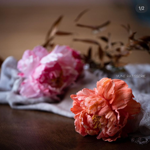 Masterclass: Edible Peony Wafer Flowers