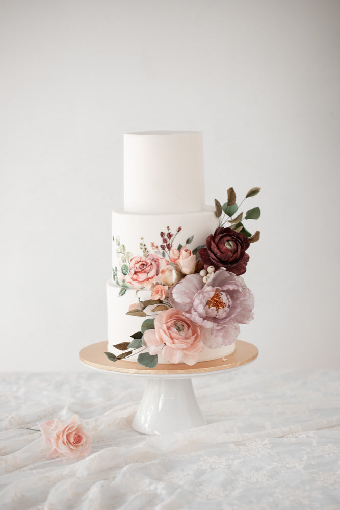 Rustic Garden Wedding Cake