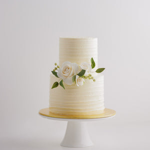 
                  
                    Load image into Gallery viewer, &amp;quot;Dublin&amp;quot; Classic Buttercream Wedding Cake
                  
                