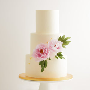 
                  
                    Load image into Gallery viewer, &amp;quot;Beijing&amp;quot; Wafer Garden Peony Wedding Cake
                  
                