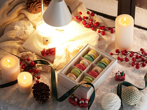 
                  
                    Load image into Gallery viewer, Exclusive Christmas Flavor Macarons
                  
                