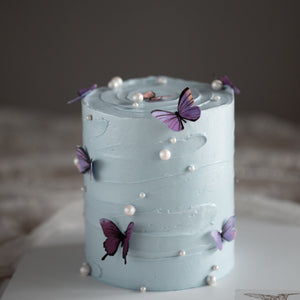 
                  
                    Load image into Gallery viewer, Handpainted Butterfly Cake
                  
                