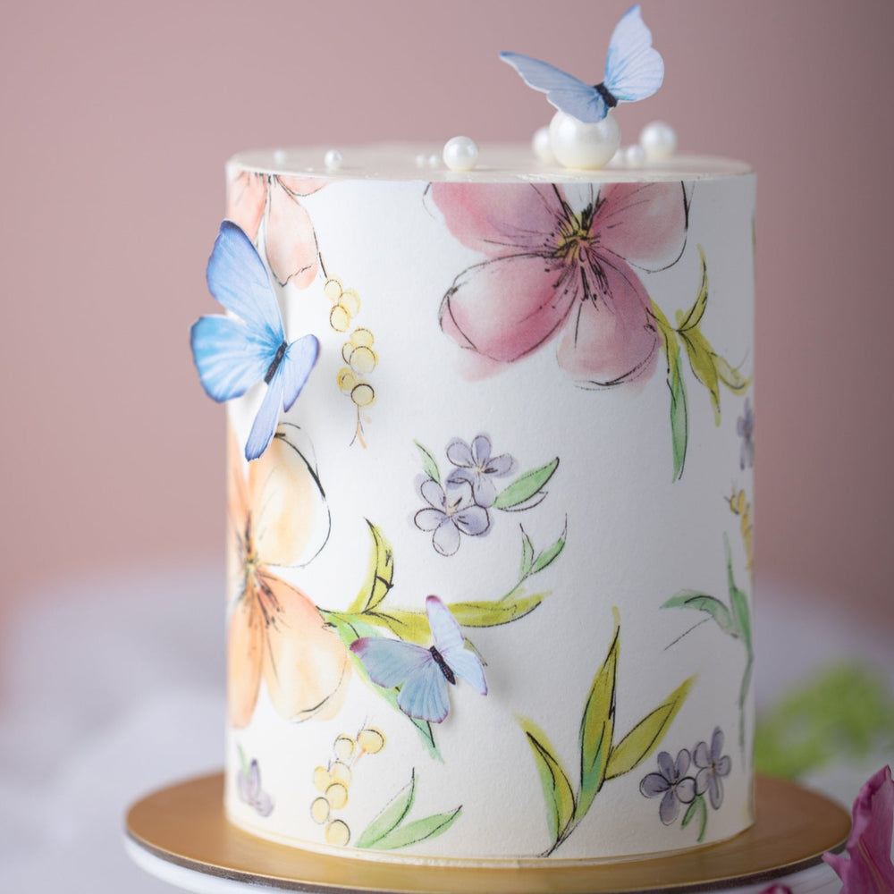 
                  
                    Load image into Gallery viewer, Watercolor Handpainted Cake
                  
                