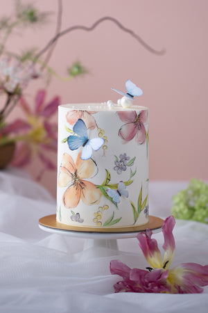 
                  
                    Load image into Gallery viewer, Watercolor Handpainted Cake
                  
                