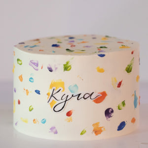 
                  
                    Load image into Gallery viewer, &amp;quot;Teressa&amp;quot; Colourful Terrazzo Cake
                  
                