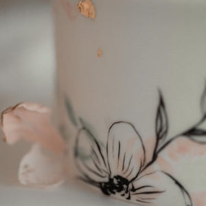 
                  
                    Load image into Gallery viewer, &amp;quot;June&amp;quot; Handpainted Floral Fondant Cake
                  
                