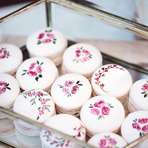 
                  
                    Load image into Gallery viewer, Masterclass: Handpainted Floral Macarons (No Resting Recipe)
                  
                